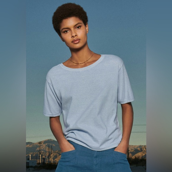 Wrap London Tops - Wrap London Boxy T-shirt Hemp & organic cotton Size